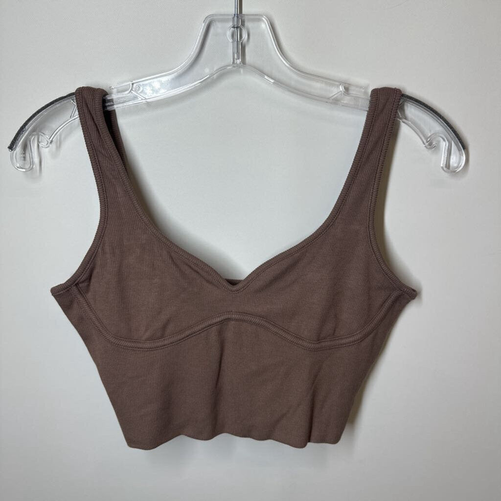 Love Tree Tank M Brown