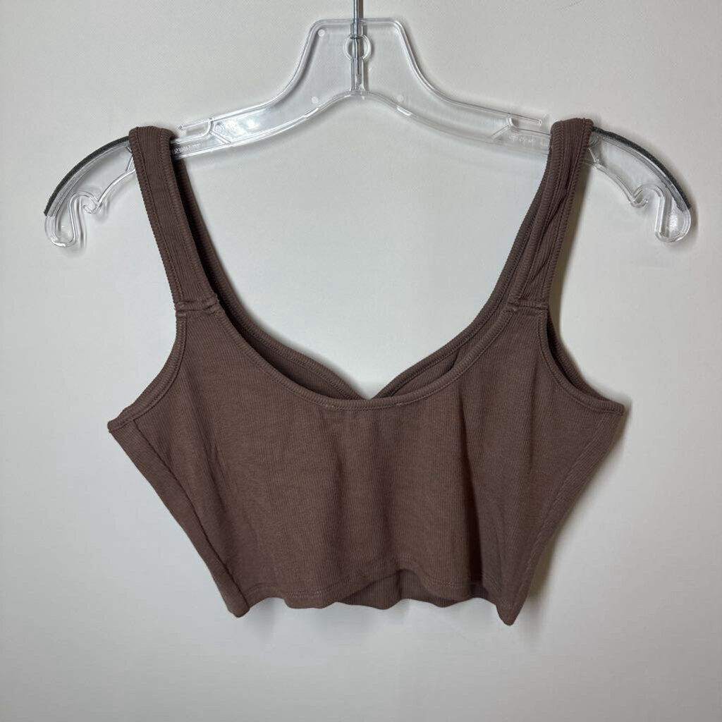Love Tree Tank M Brown