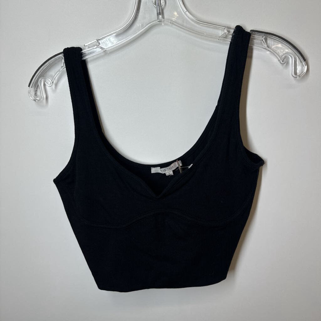 Love Tree Tank L Black