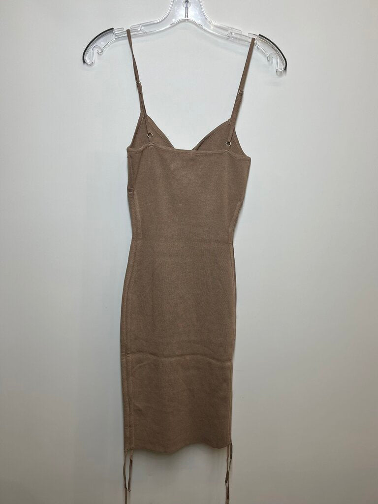 Love Tree Dress M Brown