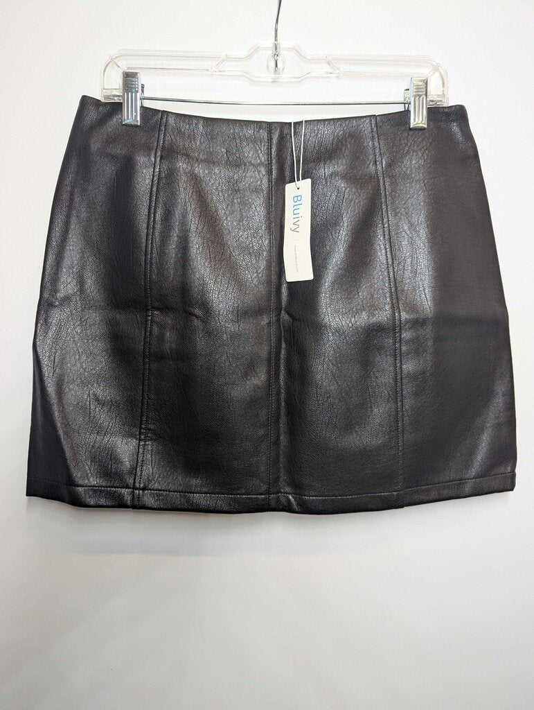 Bluivy Skirt S Black/Plether