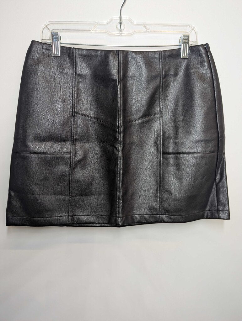 Bluivy Skirt L Black/Plether