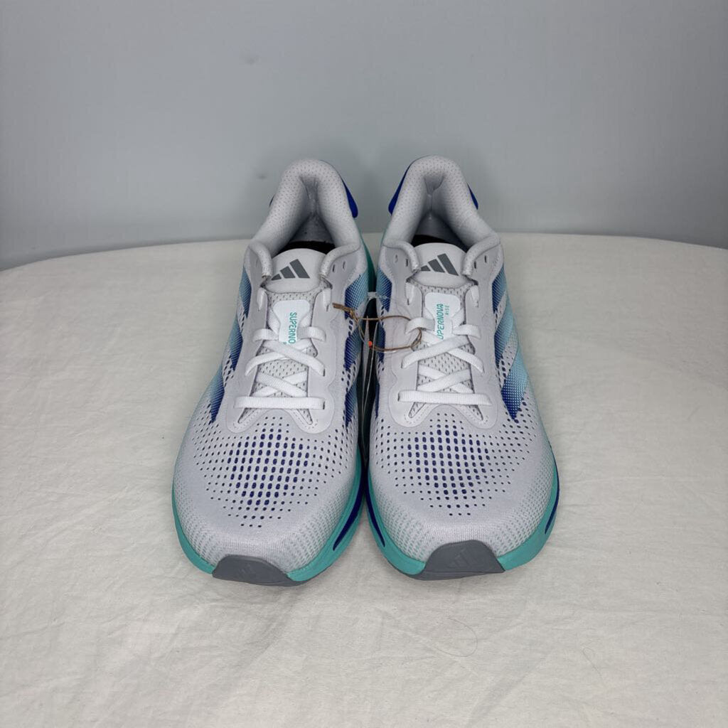 Adidas Shoes Men's 11.5 White/Teal/Blue