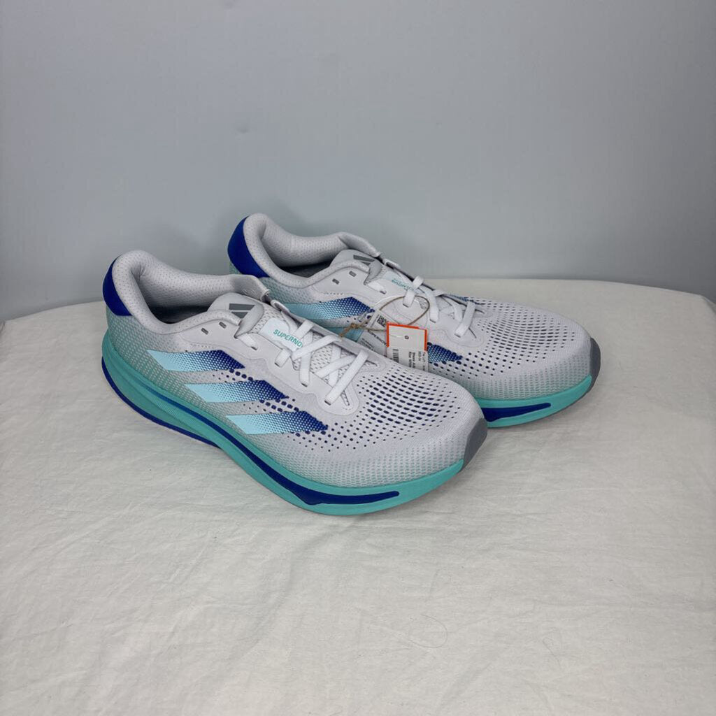 Adidas Shoes Men's 11.5 White/Teal/Blue