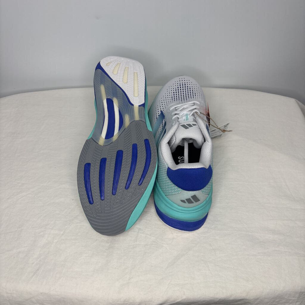 Adidas Shoes Men's 11.5 White/Teal/Blue
