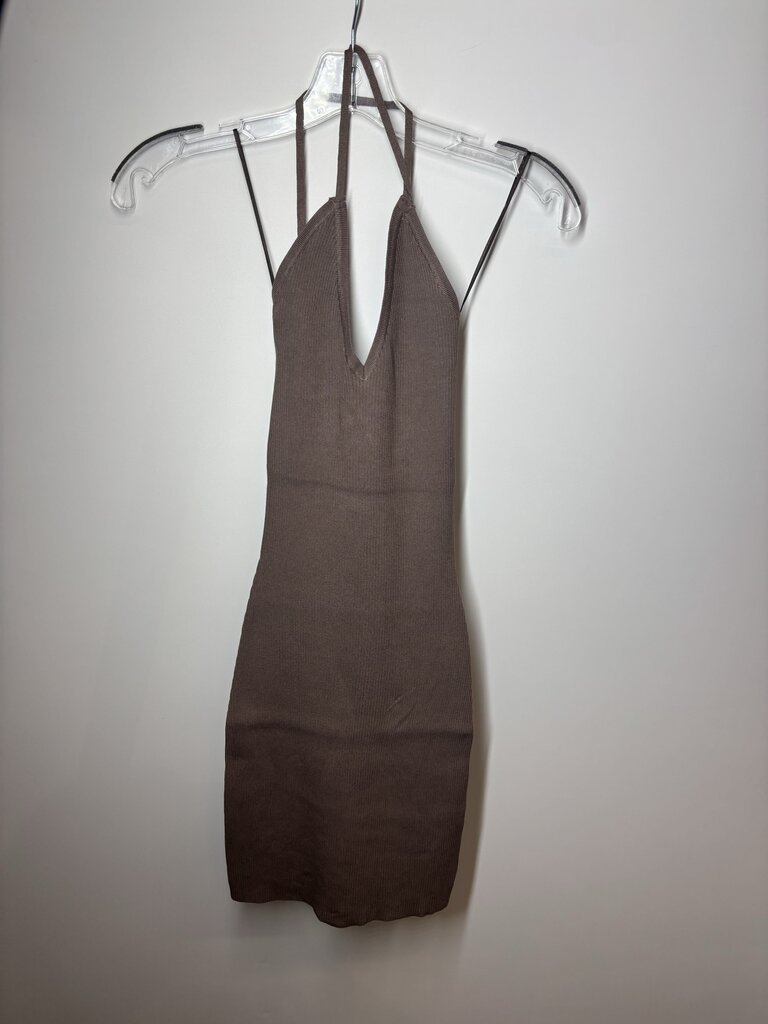 Love Tree Dress S Brown
