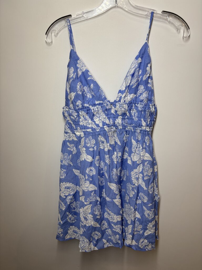 Love Tree Dress M Blue/White