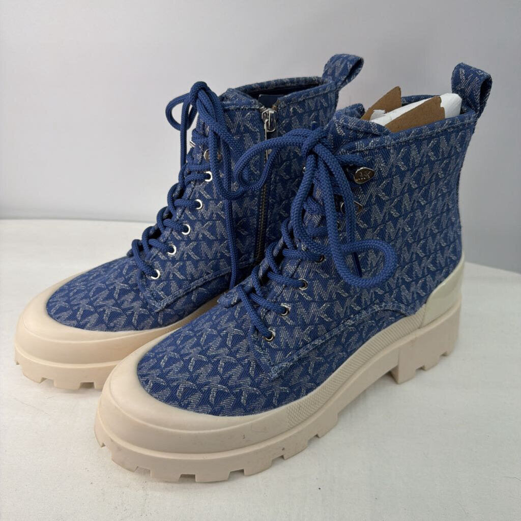 Michael Kors Clothing Boots 10 Blue/Cream