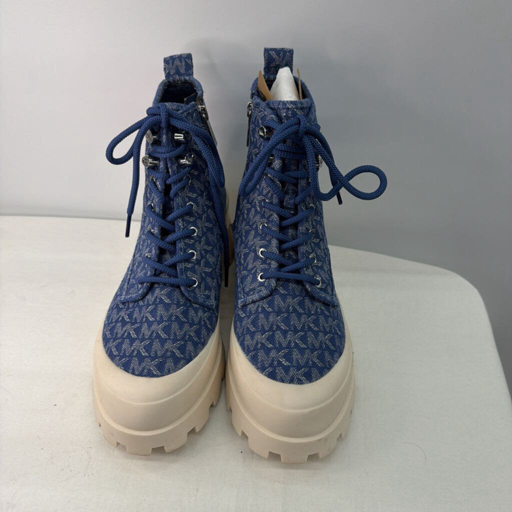 Michael Kors Clothing Boots 10 Blue/Cream