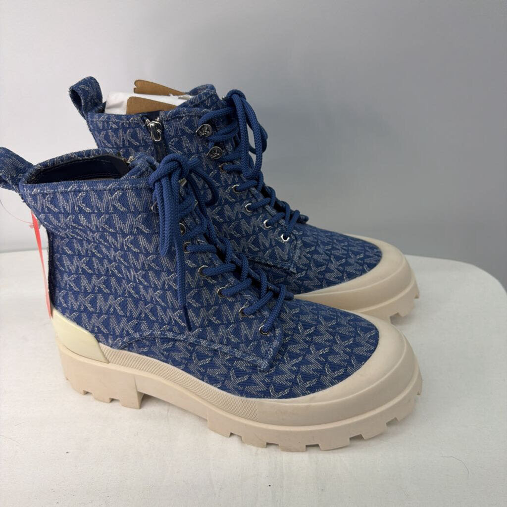 Michael Kors Clothing Boots 10 Blue/Cream