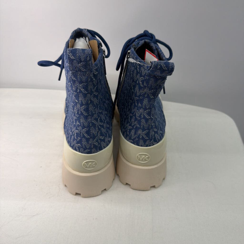 Michael Kors Clothing Boots 10 Blue/Cream