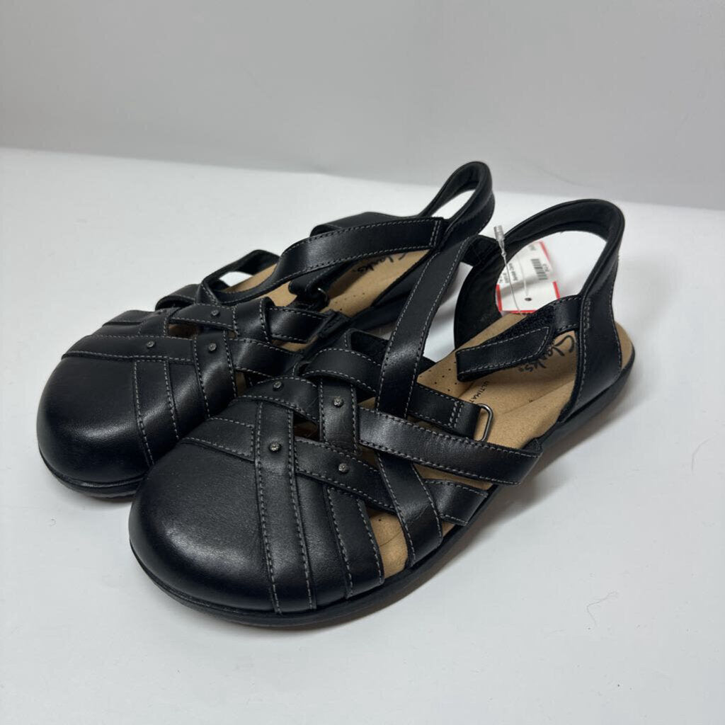 Clarks Sandals 6.5 Black