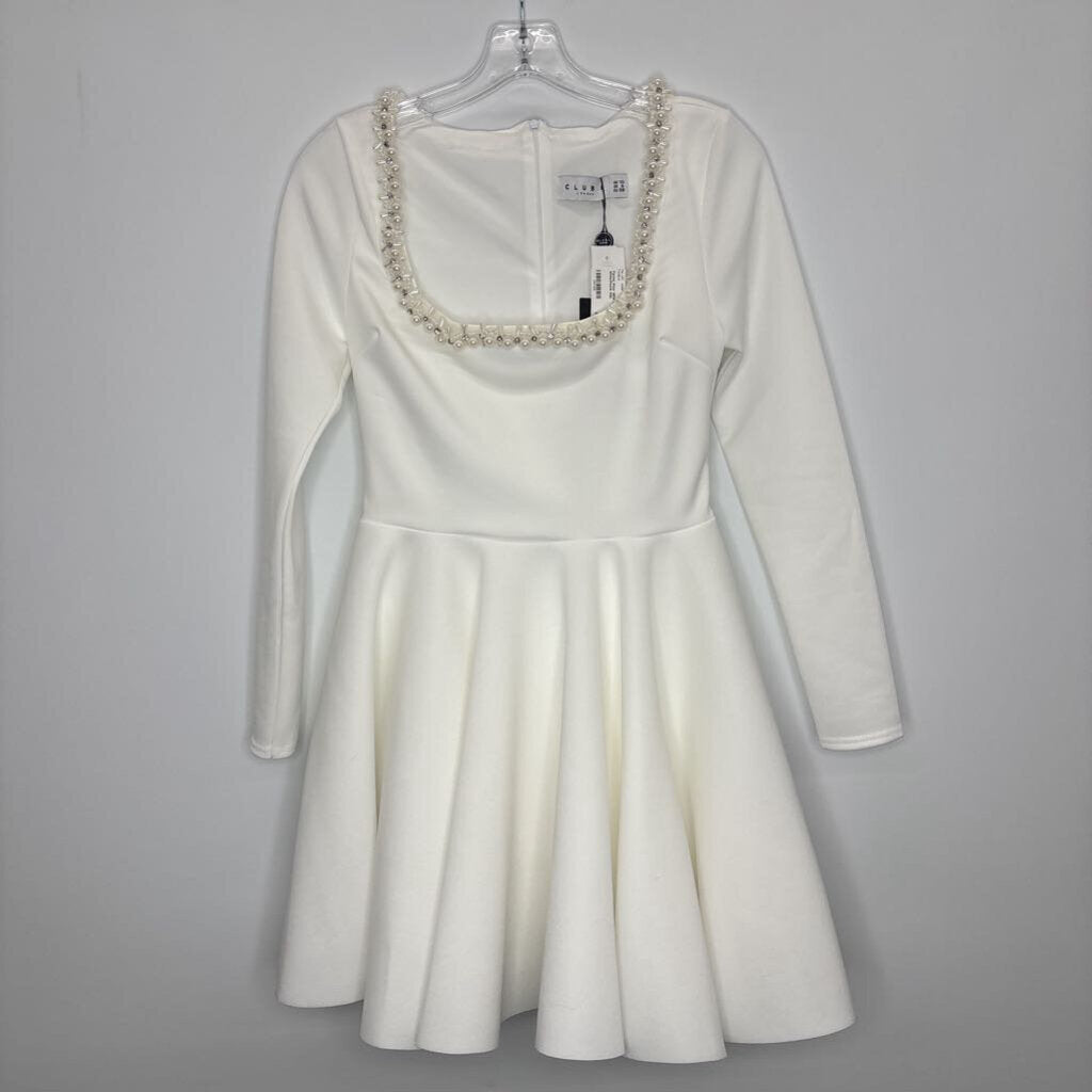 Formal Wear S(6) White/Pearls