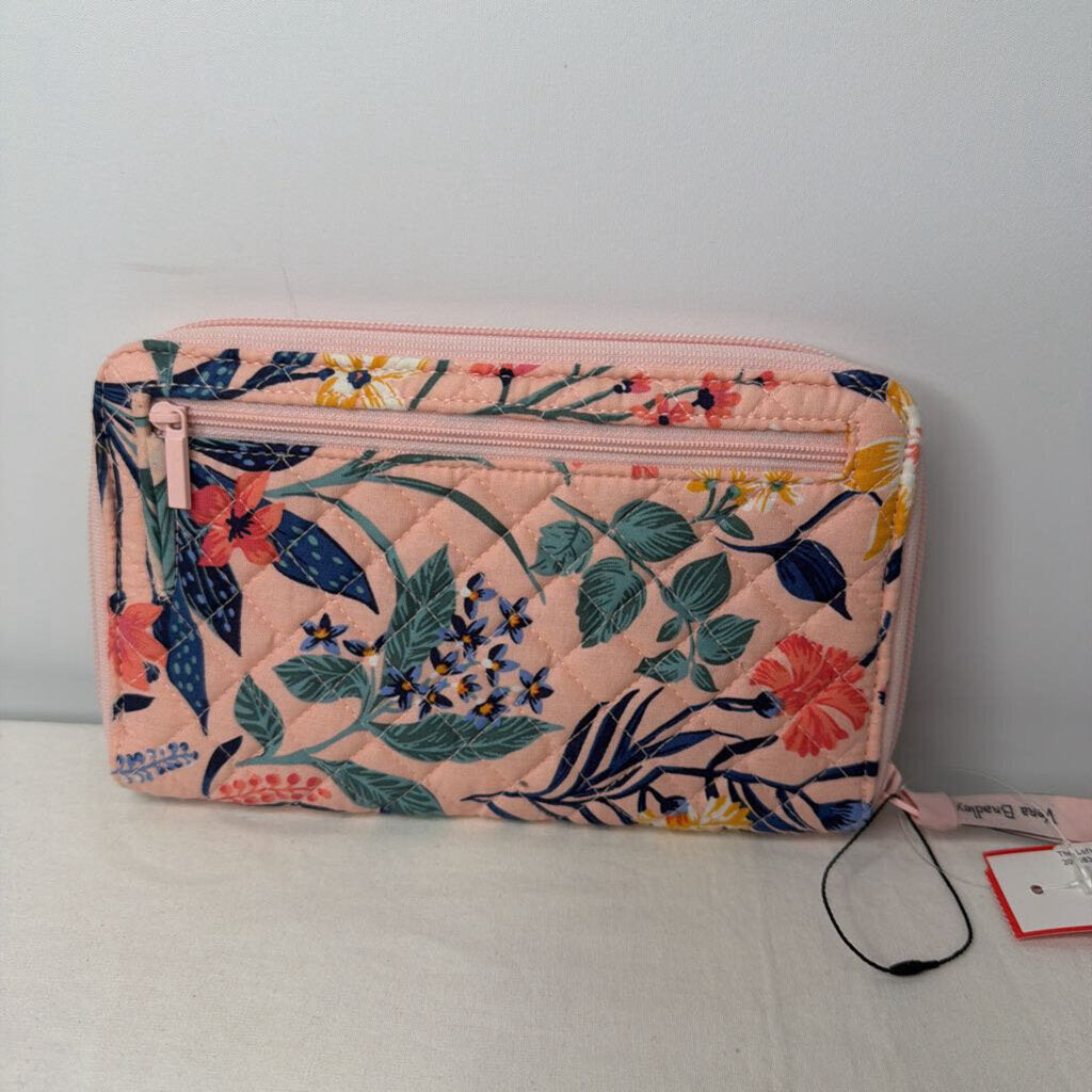Vera Bradley Wallet RFID Travel Pink/Floral