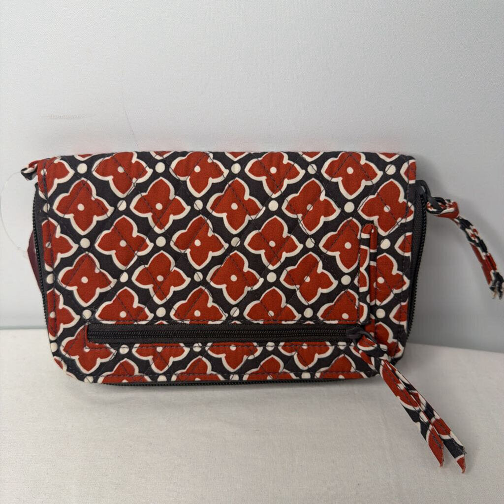 Vera Bradley Wallet Large Tab Orange/Brown