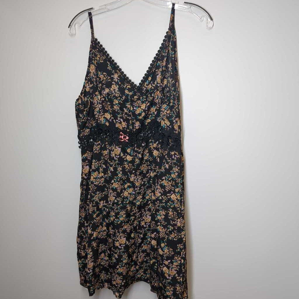 Shein Swim Wear 2X Plus Black/Brown
