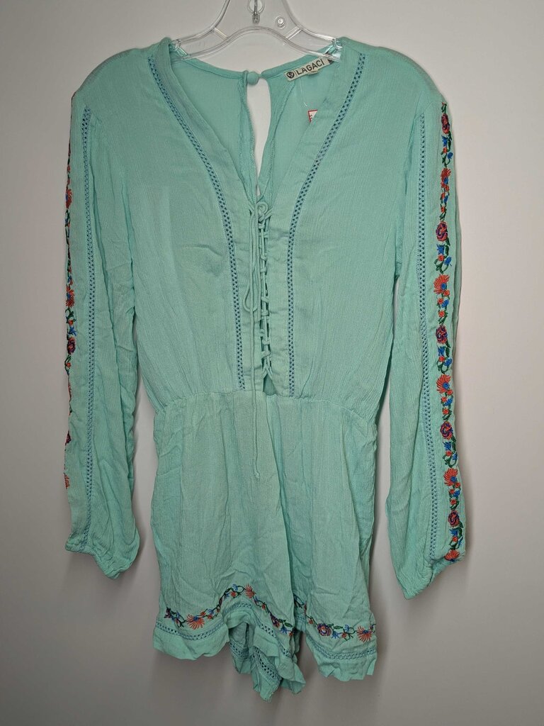Lagaci Swim Wear S Teal/Floral