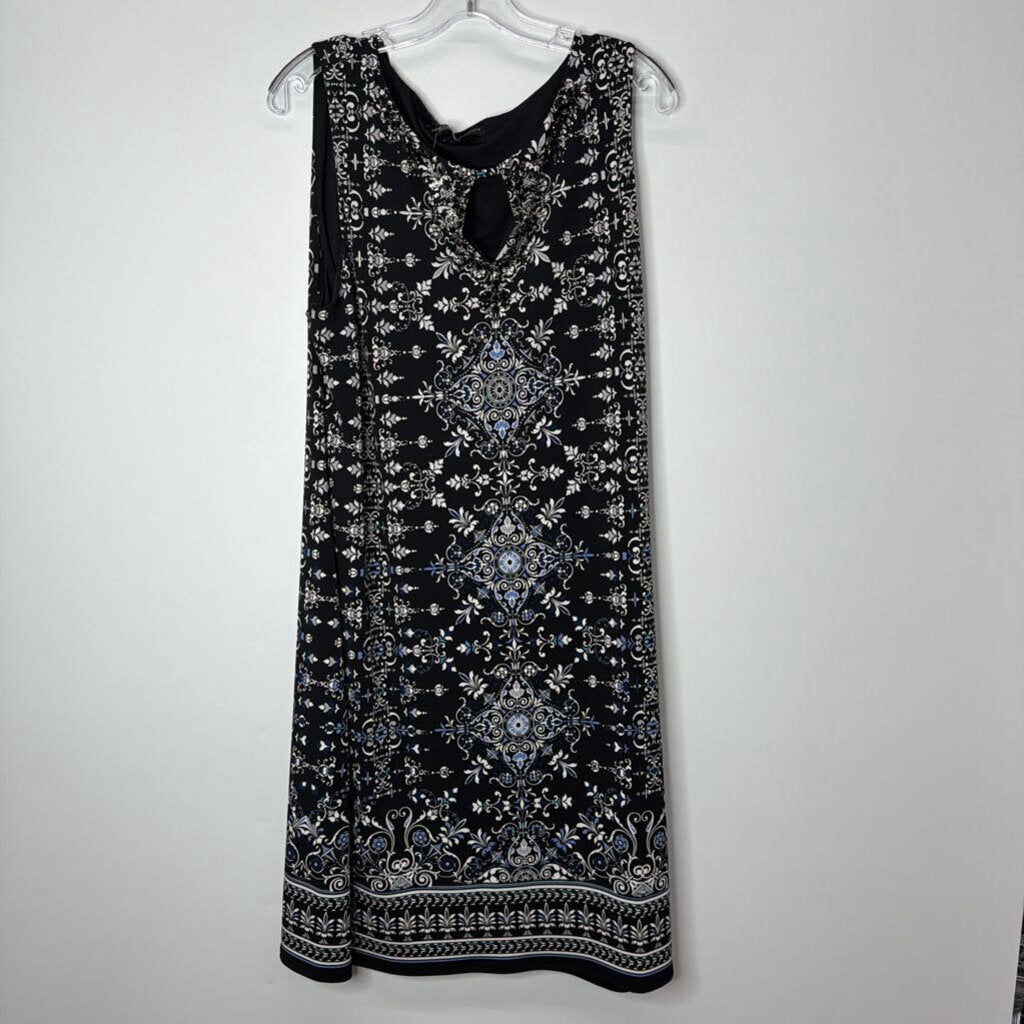 White House Black Market Dress XL Black/White