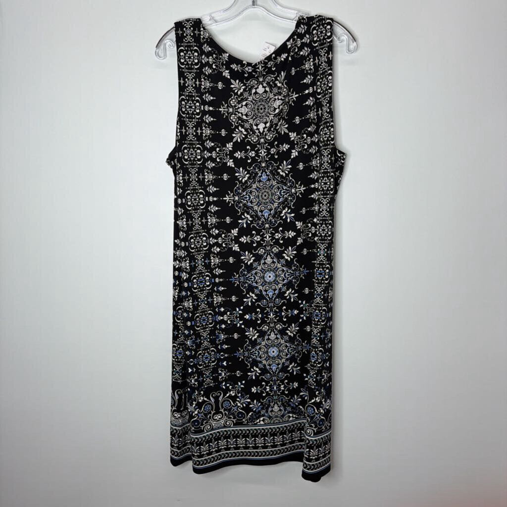 White House Black Market Dress XL Black/White