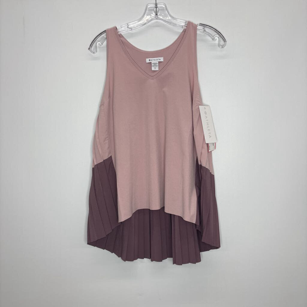 Athleta Athletic Tops S Pink/Purple