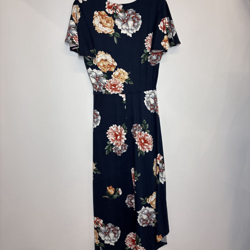 Fortune + Ivy Dress XL Navy/Floral