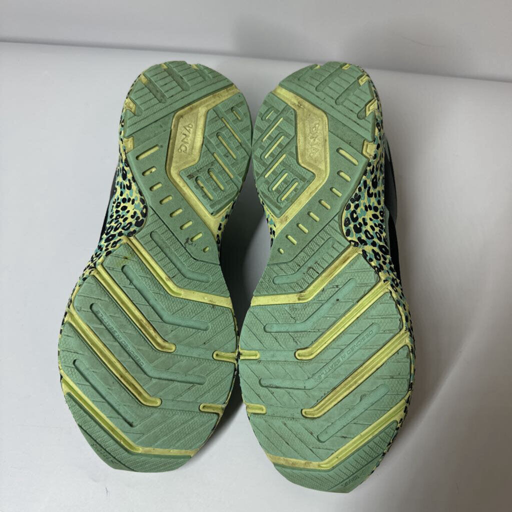 Brooks Shoes 9.5 Black/Green/Cyan