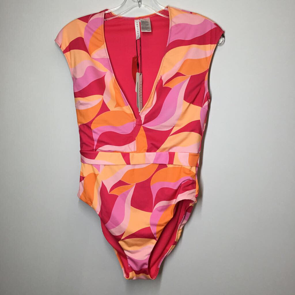 Sanctuary Swim Wear M Orange/Pink
