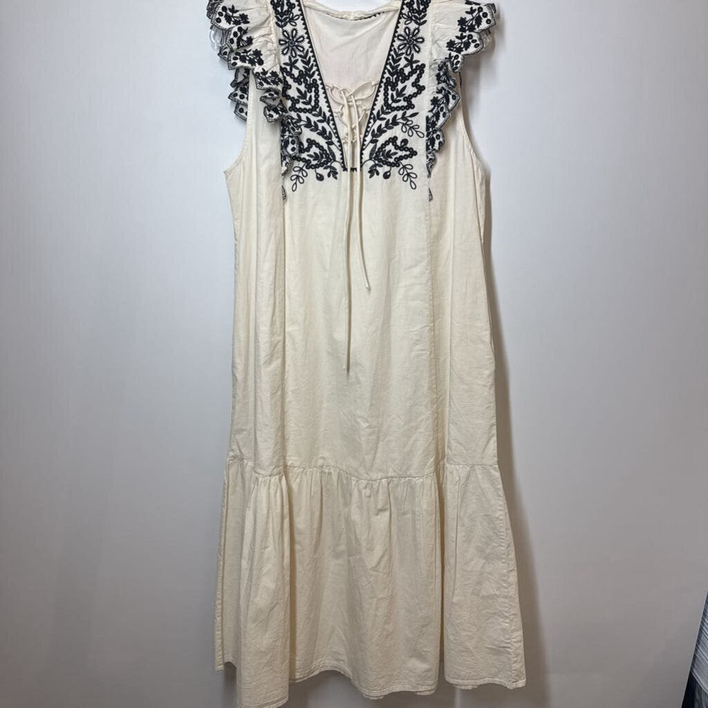 elan Dress L Cream/Black