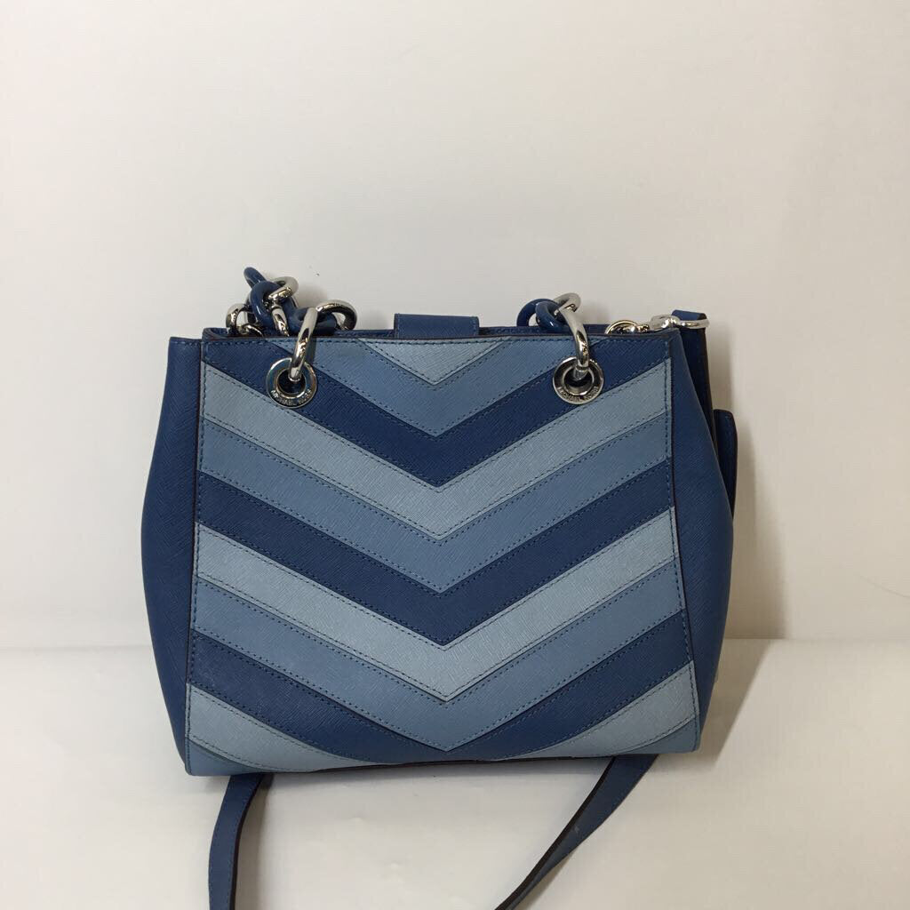 Michael Kors Purse Purses Blue Chevron
