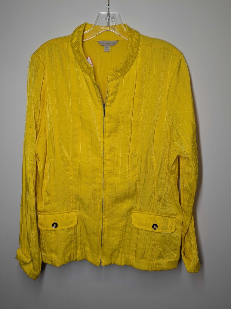 Laura Ashley Long Sleeve XL Yellow