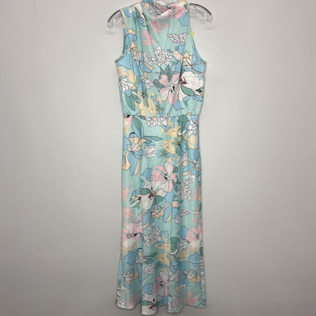 Prettygarden Dress S Teal/Pink/Multi