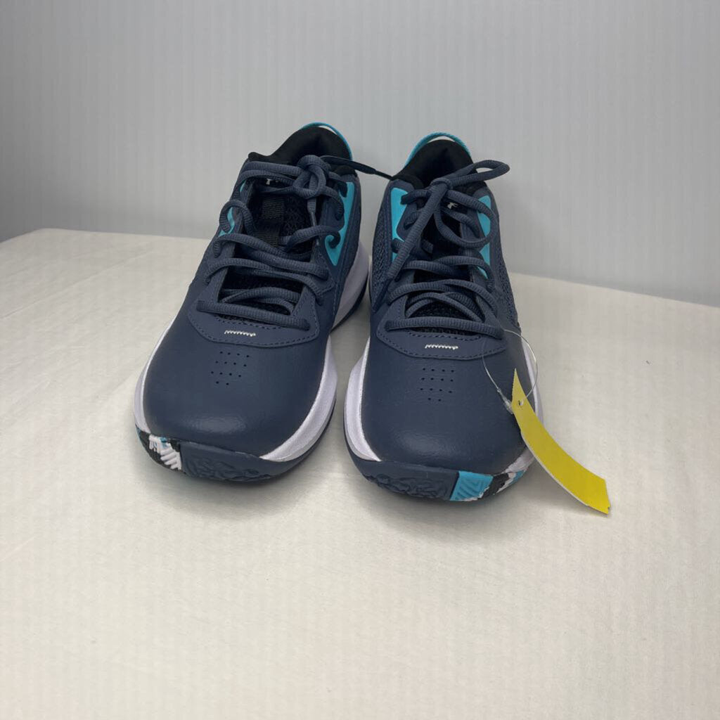 Under Armour Shoes M7/W8.5 (Youth 7) Slate Gray/Aqua Blue