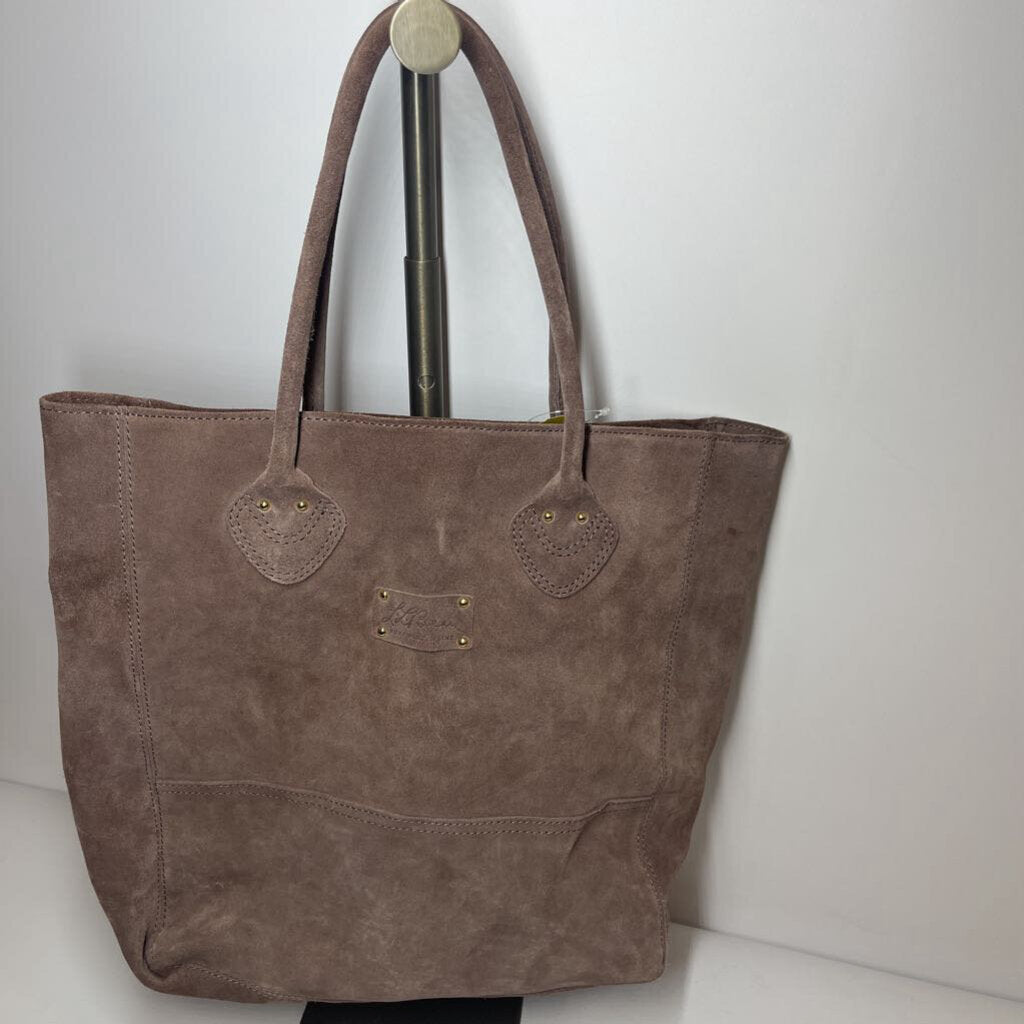 LL Bean Purses Brown Suede