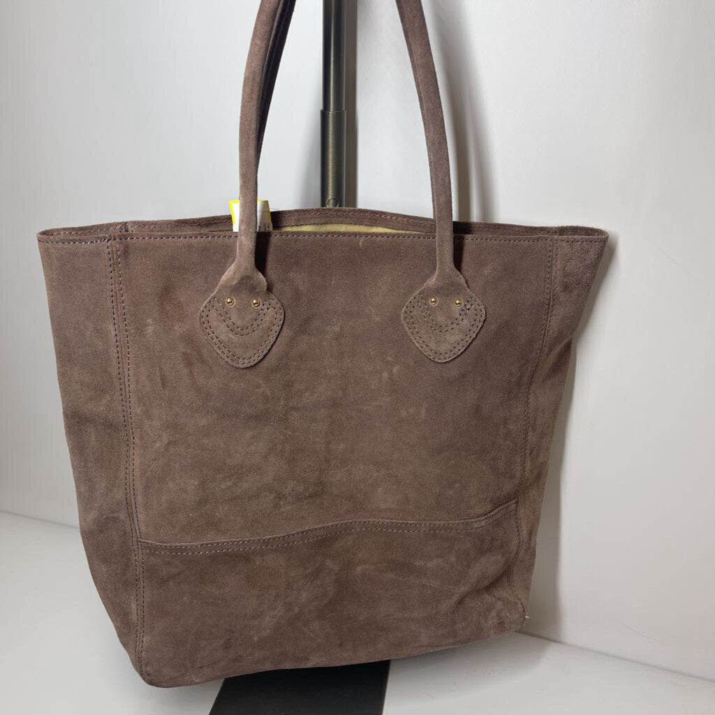 LL Bean Purses Brown Suede