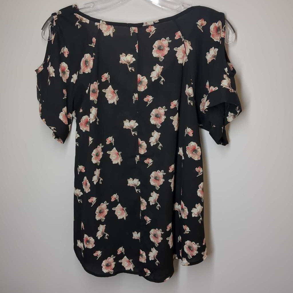 Sienna Sky Shirt S Black/Pink Floral