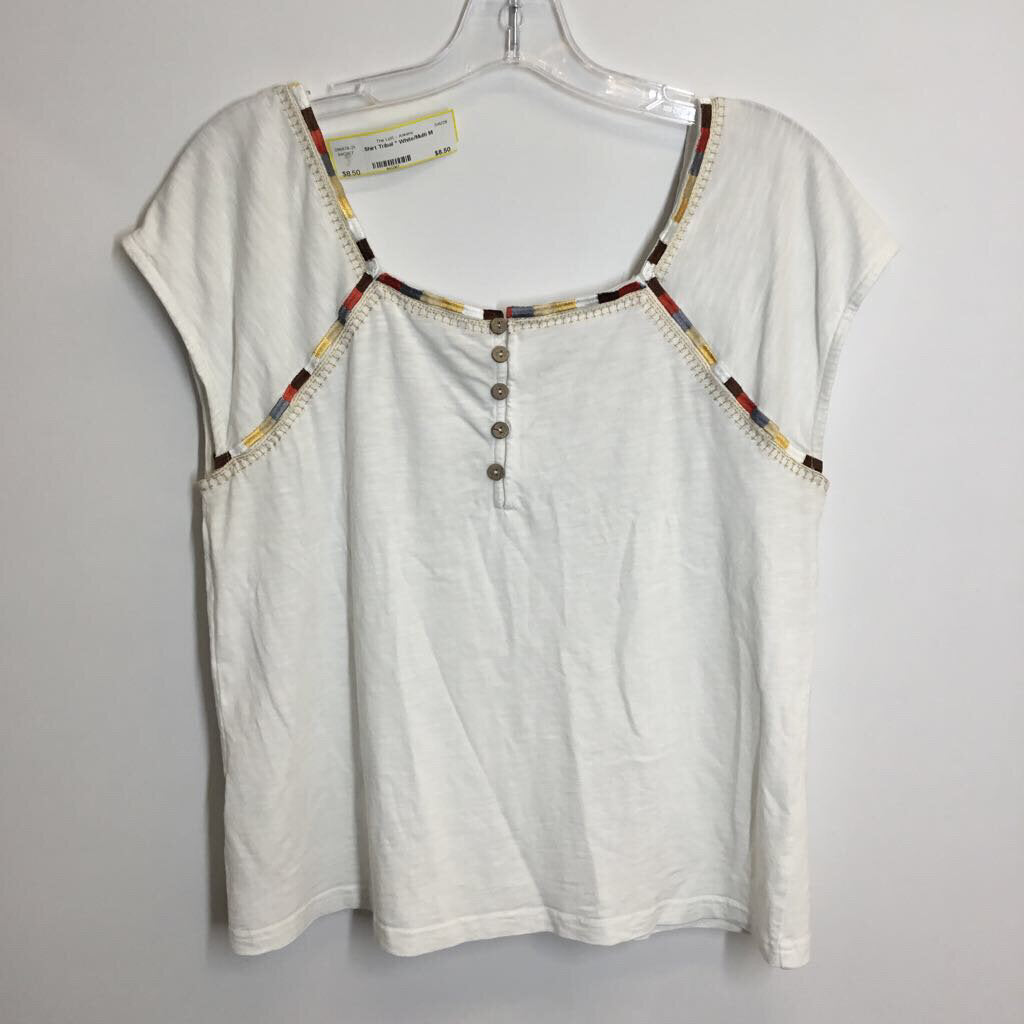 Tribal Shirt M White/Multi