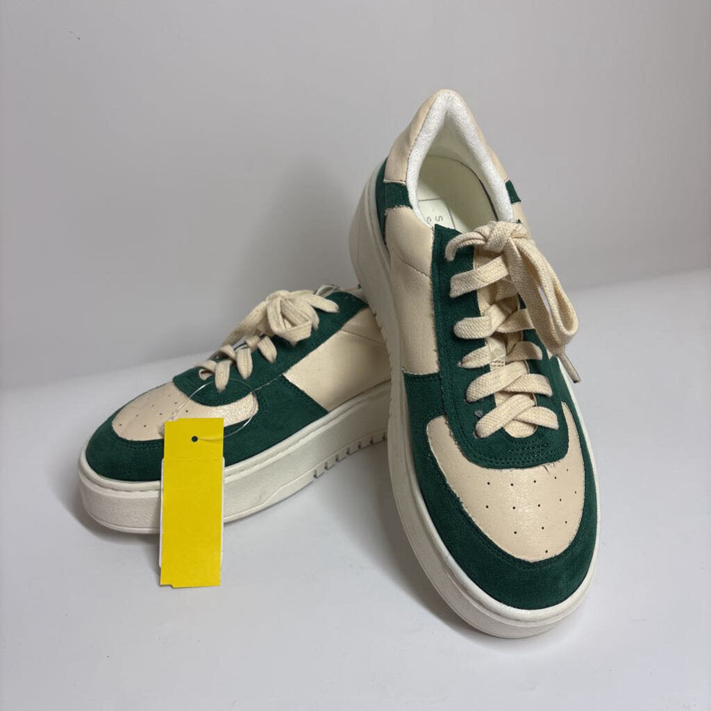 Boutique Shoes 8.5 Cream/Green