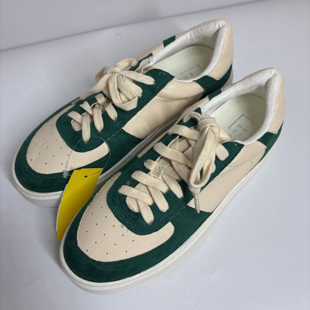 Boutique Shoes 8.5 Cream/Green