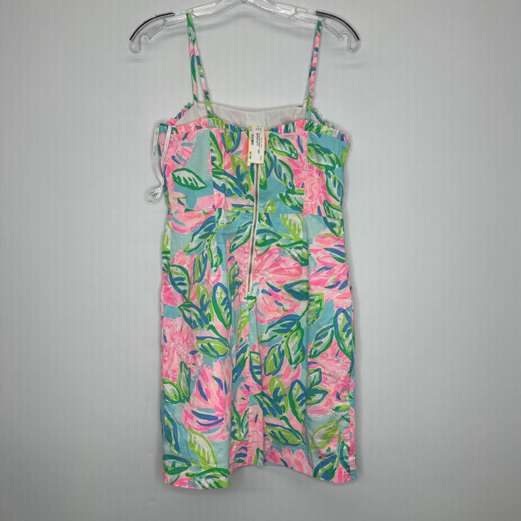 Lilly Pulitzer Dress S Light Blue/Pink/Lime