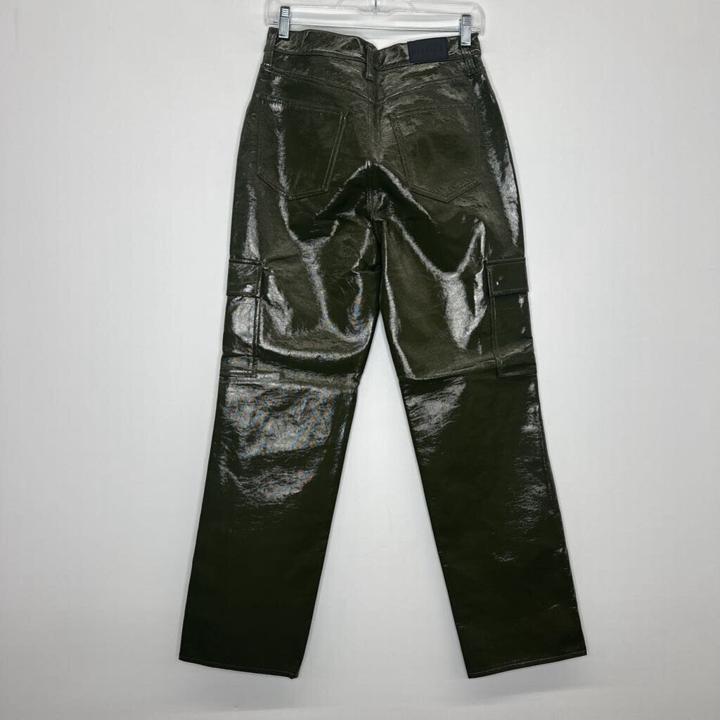 Pistola Designer Pants 4 Green Pleather