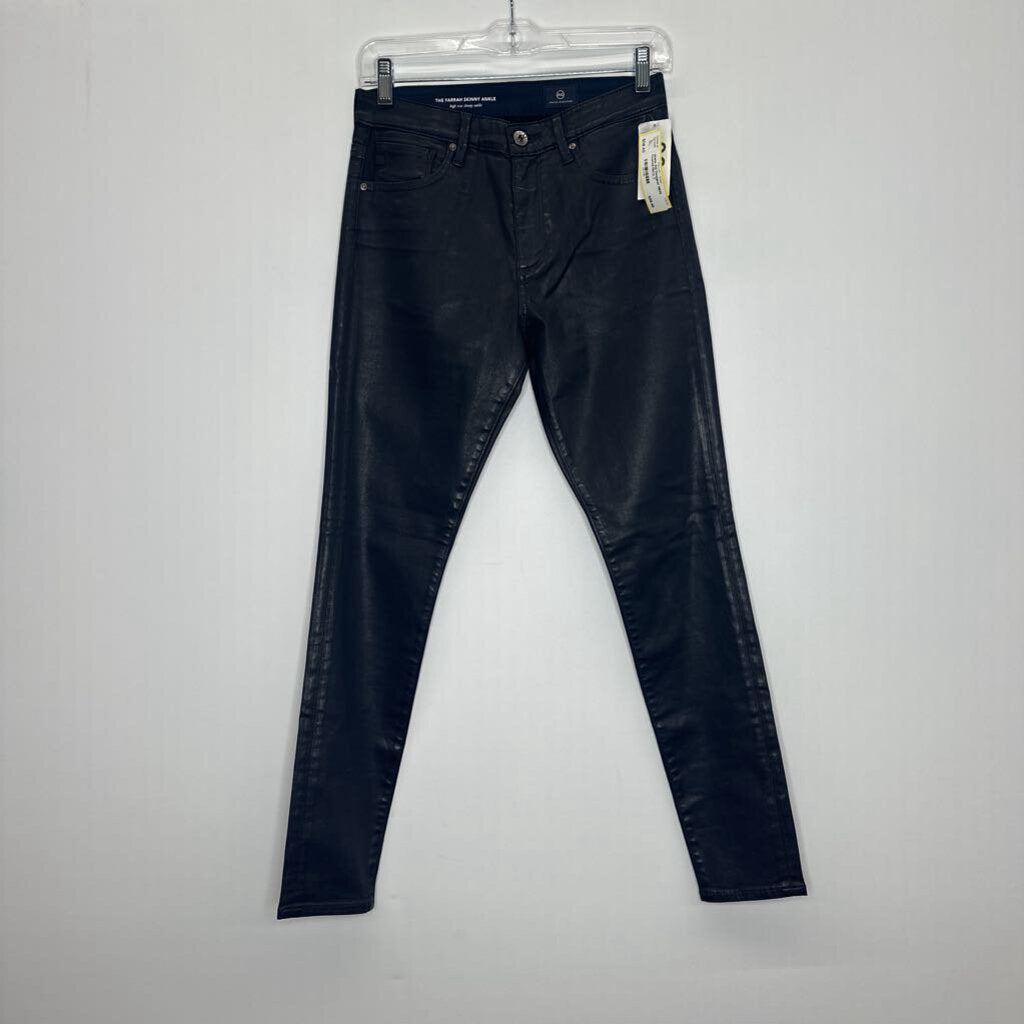 AG Designer Jeans 2 Coated Navy