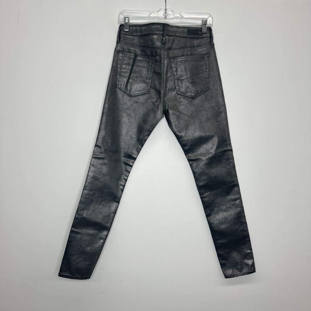 AG Designer Jeans 2 Coated Silver
