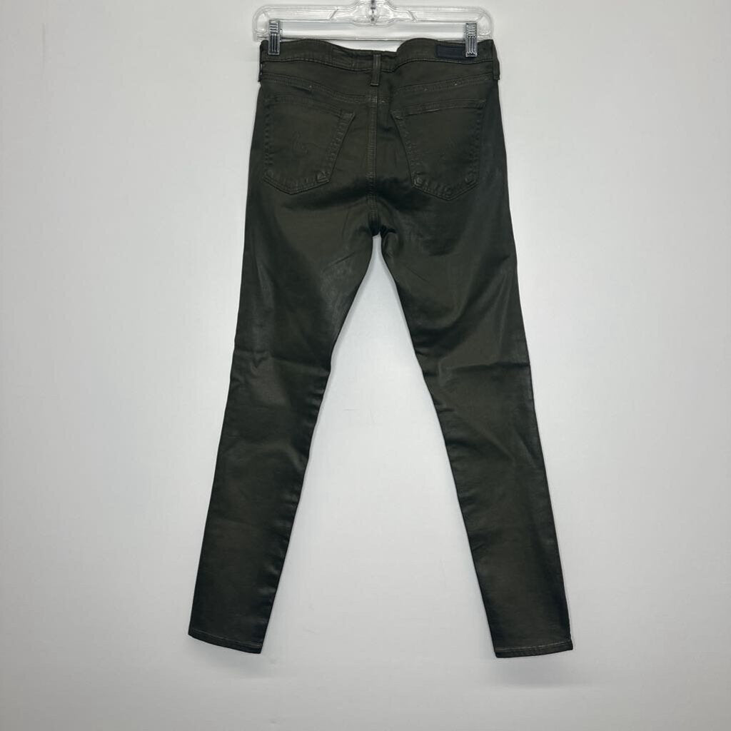 AG Designer Jeans 4 Coated Green
