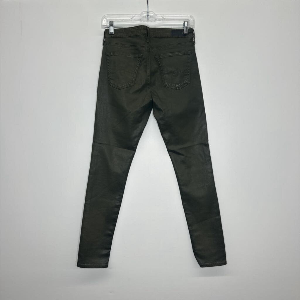 AG Designer Jeans 4 Coated Green