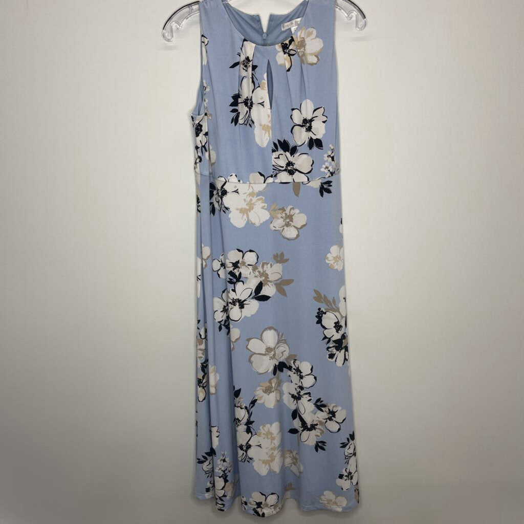 London Times Dress M Blue