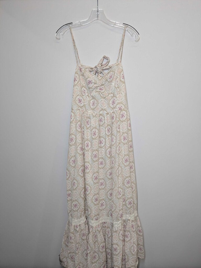 American Eagle Dress L White/Pink