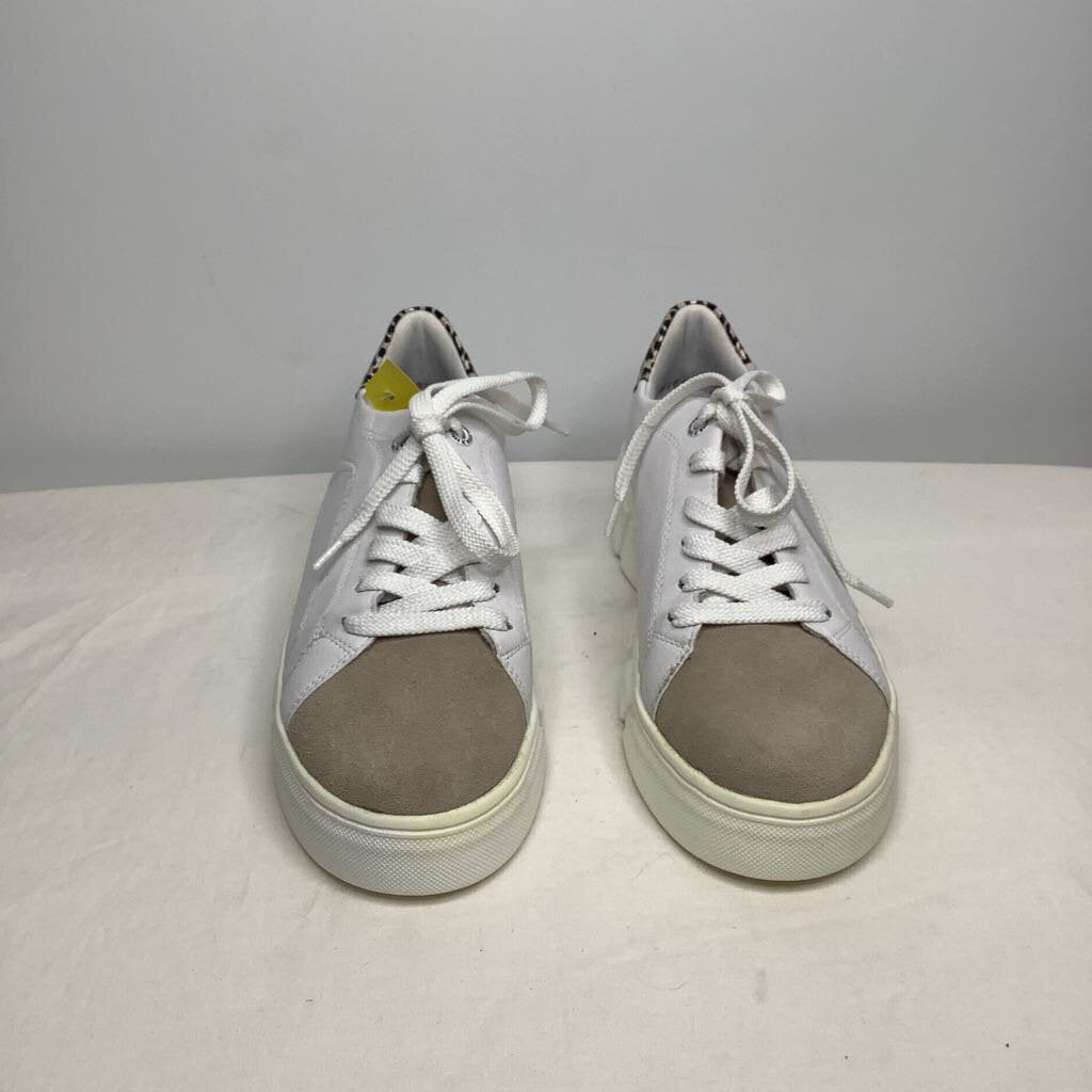 Rieker Shoes 8 White/Tan/Leopard