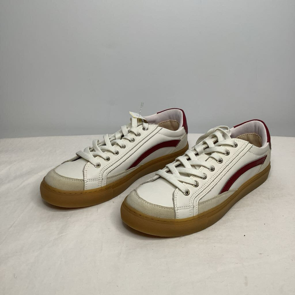 Shoes 8.5 Cream/Red/Tan