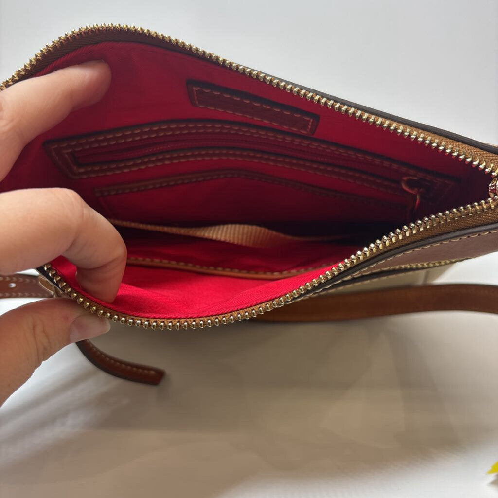 Dooney & Bourke Purses Shoulder Bag Cream/Brown