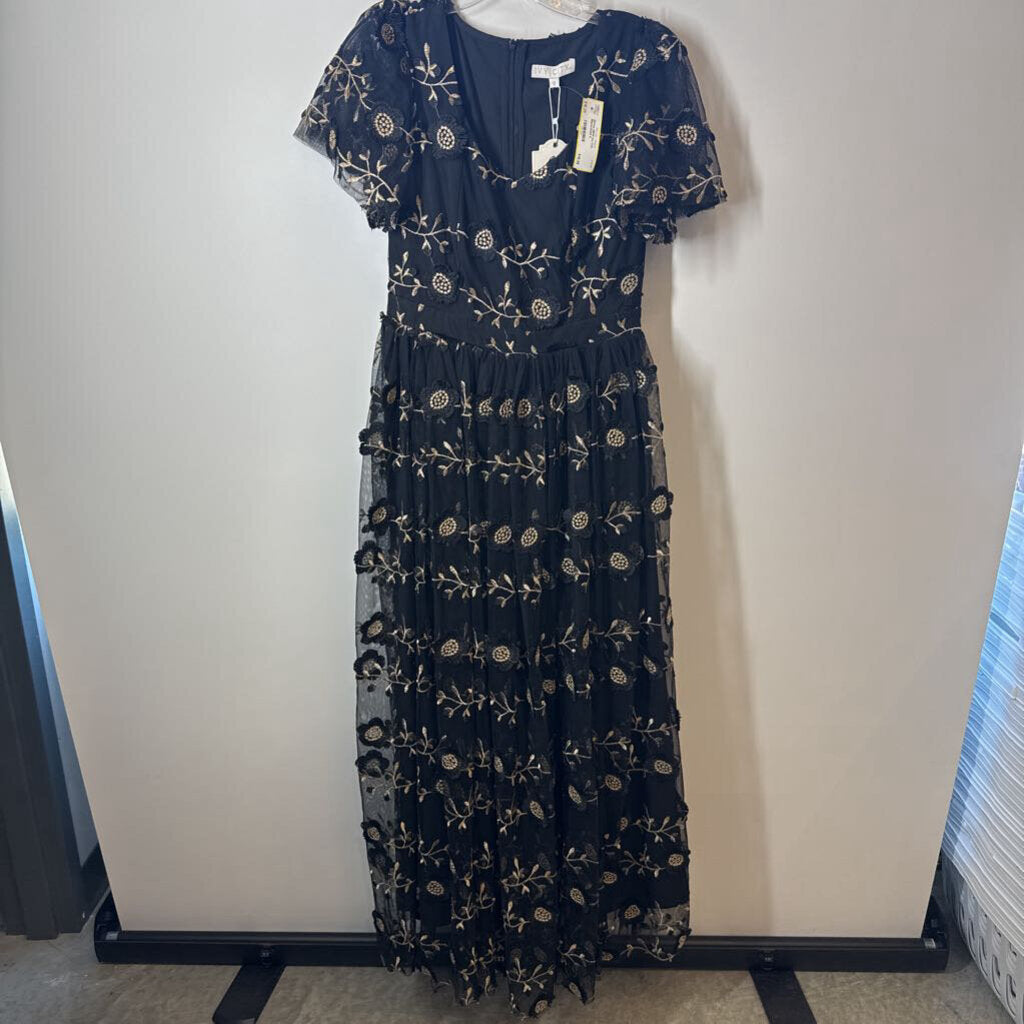 Dress S Black/Gold